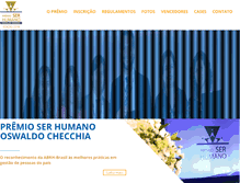 Tablet Screenshot of premioserhumano.com.br